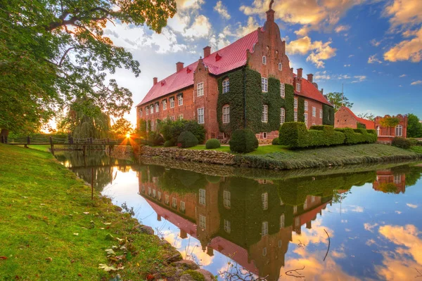 Architecture Trolle Ljungby Castle Southern Sweden Sunset — Stock Photo, Image