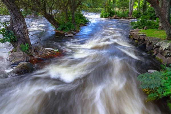 Rocky Creek Cascades Southern Sweden — Stock Photo, Image