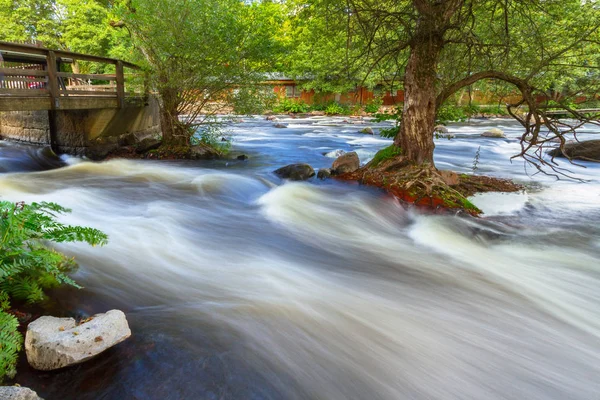 Rocky Creek Con Cascate Nel Sud Della Svezia — Foto Stock