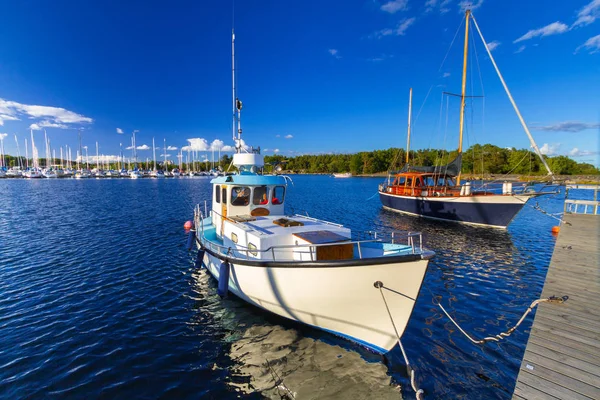 Baltic Sea Marina Yachts Summer Sweden — Stock Photo, Image