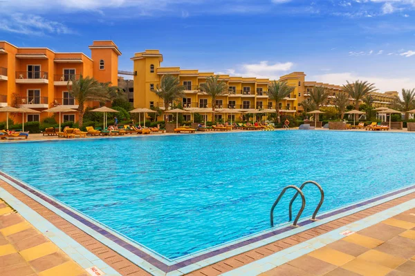 Hurghada Egypt Apr 2013 Tropical Resort Three Corners Sunny Beach — Stock Photo, Image