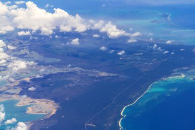 Bahama Adaları, Atlantik Okyanusu havadan görünümü
