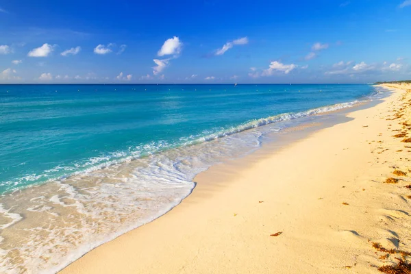 Pláž Karibského Moře Playa Del Carmen Mexiko — Stock fotografie