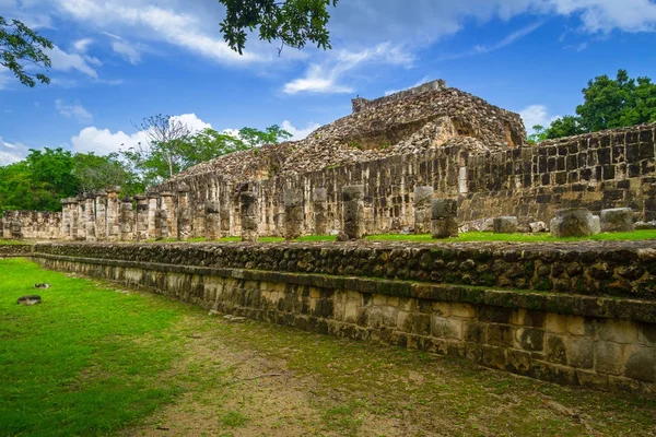 Tempio Dei Mille Guerrieri Chichen Itza Messico — Foto Stock