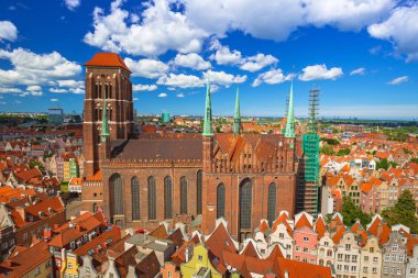 Saint Mary Katedrali Gdansk, Polonya'nın eski şehir
