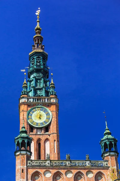 Arquitetura Prefeitura Histórica Gdansk Polônia — Fotografia de Stock