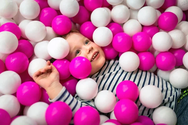 Little Boy Having Fun Playground — Stock Photo, Image