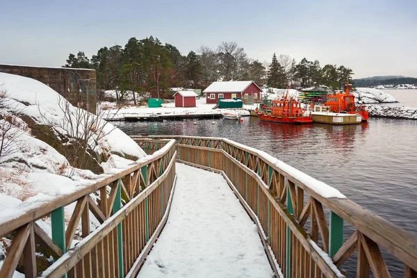 Baltic Sea Coast Karlshamn Winter Sweden — Stock Photo, Image