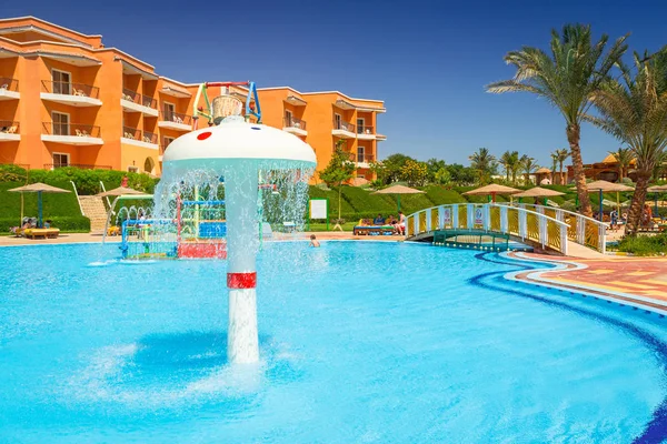 Hurghada Egito Apr 2013 Tropical Resort Three Corners Sunny Beach — Fotografia de Stock