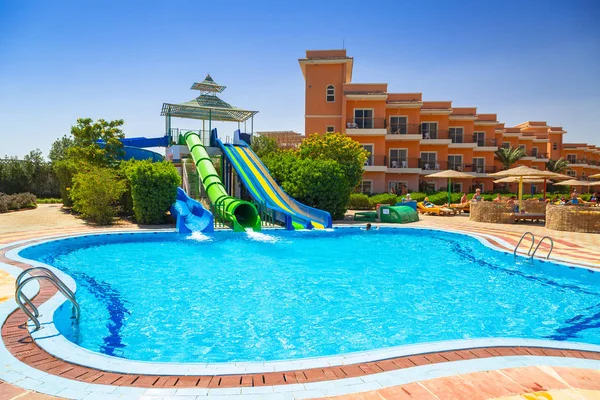 Hurghada Mısır Nisan 2013 Hurghada Içinde Köşe Sunny Beach Resort — Stok fotoğraf