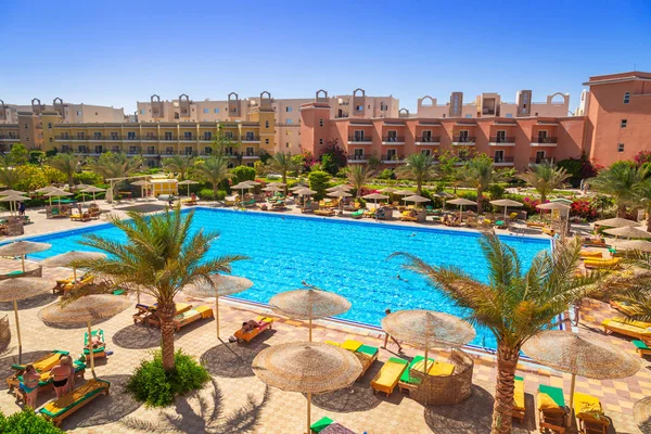 Hurghada Egipto Abr 2013 Complejo Tropical Three Corners Sunny Beach —  Fotos de Stock