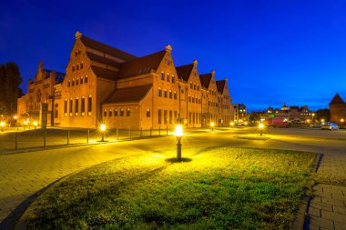 Gece, Polonya Baltık Filarmoni Gdansk mimarisi