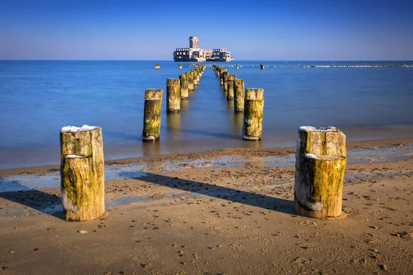 World War Torpedo Platform Baltic Sea Poland — Stock Photo, Image