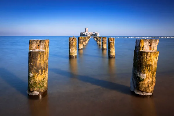 World War Torpedo Platform Baltic Sea Poland — Stock Photo, Image