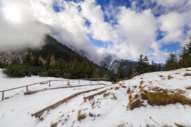 Kış iz Tatra Dağları, Polonya