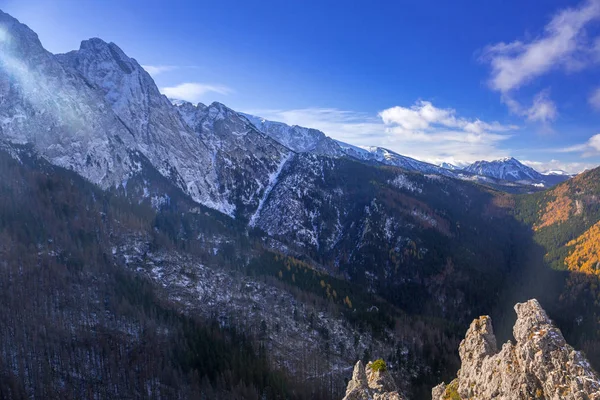 Paysage Des Montagnes Tatra Hiver Pologne — Photo