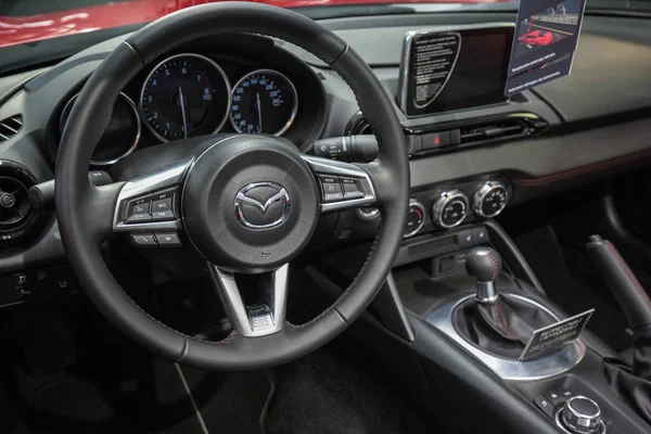 Gdansk Polen Februari 2018 Interieur Van Mazda Showroom Van Auto — Stockfoto