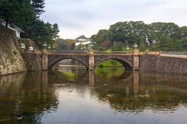 Seimon stonebridge to the Imperial Palace in Tokyo, Japan