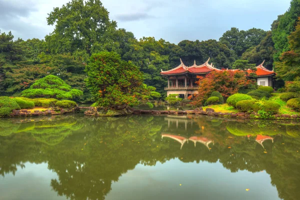 Autumn Shinjuku Park Tokyo Japan — Stock Photo, Image