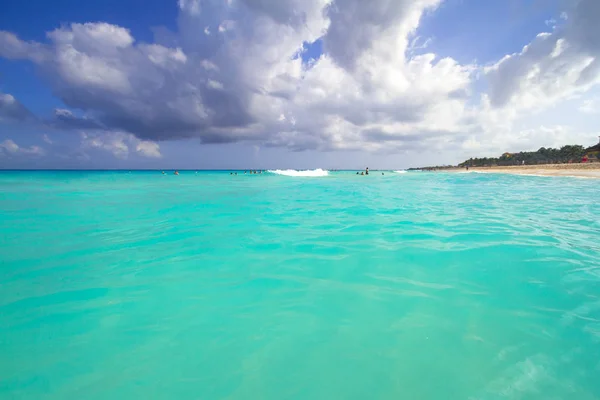 Belle Lagune Mer Des Caraïbes Mexique — Photo