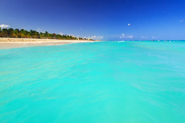 Prachtige Lagune Van Caribische Zee Mexico — Stockfoto