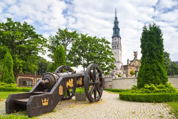 Klasztor Jasnogórski Częstochowie Polska — Zdjęcie stockowe