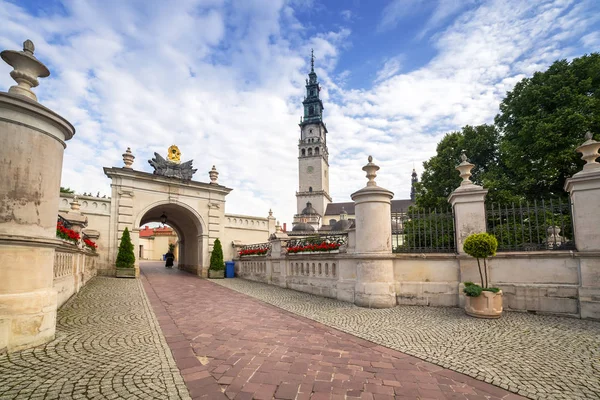 Polonya Nın Czestochowa Şehrindeki Jasna Gora Manastırı — Stok fotoğraf