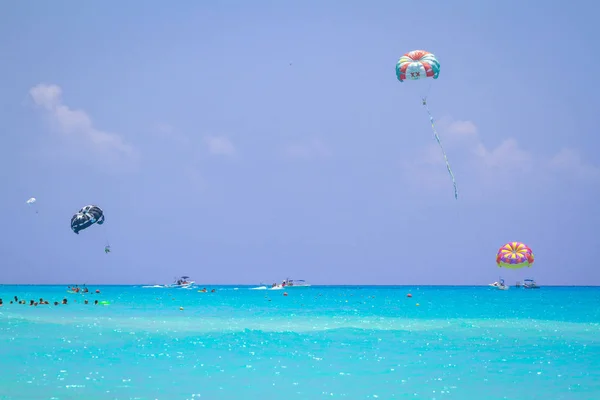 Playa Del Carmen Mexique Juillet 2011 Personnes Non Identifiées Dans — Photo