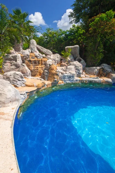 Playa Del Carmen Mexico July 2011 Scenery Luxury Swimming Pool — Stock Photo, Image