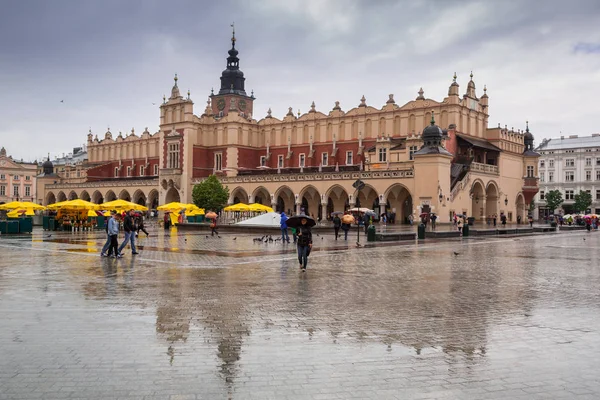 Krakow Poland June 2013 Main Square Old Town Krakow Poland — Stock Photo, Image