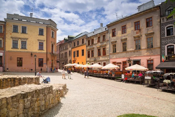 Lublin Polen Juli 2013 Oude Stad Het Centrum Van Lublin — Stockfoto