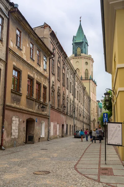 Lublín Polonia Julio 2013 Ciudad Vieja Centro Ciudad Lublin Polonia — Foto de Stock