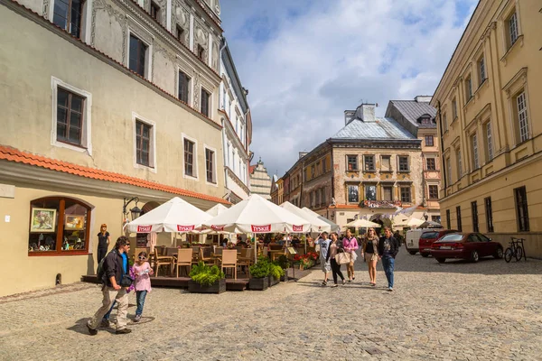 Lublin Poland July 2013 Old Town City Center Lublin Poland — Stock Photo, Image