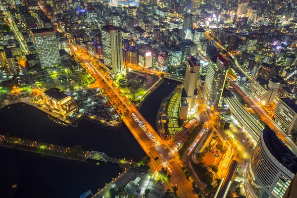 Yokohama Japonsko Listopadu 2016 Letecký Pohled Čtvrti Minato Mirai Jokohamě — Stock fotografie