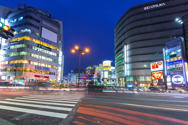 Tokyo Japan November 2016 Stadsgezicht Van Shinjuku District Met Verkeerslichten — Stockfoto