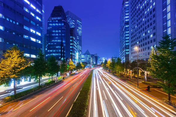 Tokyo Japan November 2016 Cityscape Shinjuku District Traffic Lights Street — Stock Photo, Image