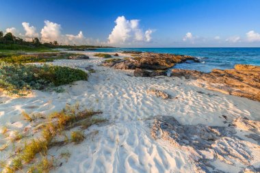Karayip Denizi Playa del Carmen, Meksika kumsalda