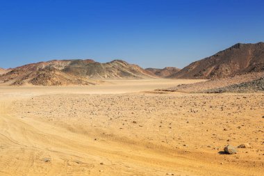 Yol Mısır Afrika çöl yoluyla
