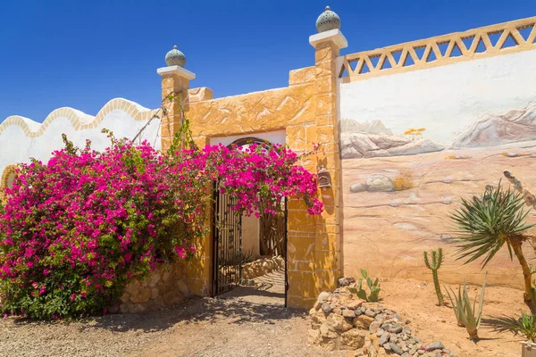 Architektur Des Kleinen Dorfes Der Wüste Ägypten — Stockfoto