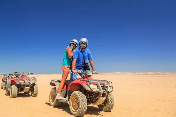 Quad Trip African Desert Egypt — Stock Photo, Image