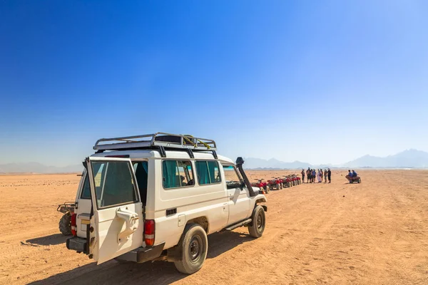 Road Trip African Desert Egypt — Stock Photo, Image