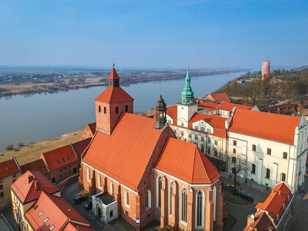 Beautiful Architecture Grudziadz Wisla River Poland — Stock Photo, Image