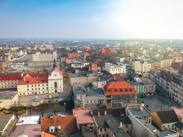 Aerial View Grudziadz City Poland — Stock Photo, Image