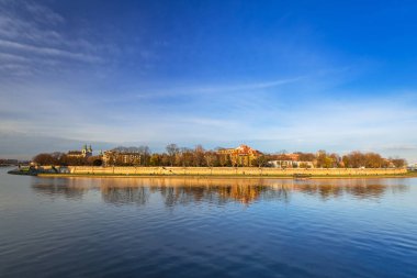 Kazimierz Krakow bölgesinde, Vistula Nehri, Polonya
