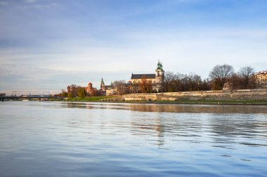 Kazimierz Krakow bölgesinde, Vistula Nehri, Polonya