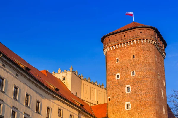 Castillo Real Wawel Cracovia Polonia —  Fotos de Stock