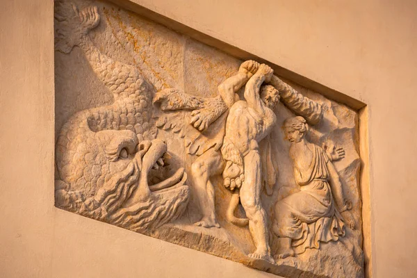 Relief Brandenburg Gate Berlin Germany — Fotografie, imagine de stoc