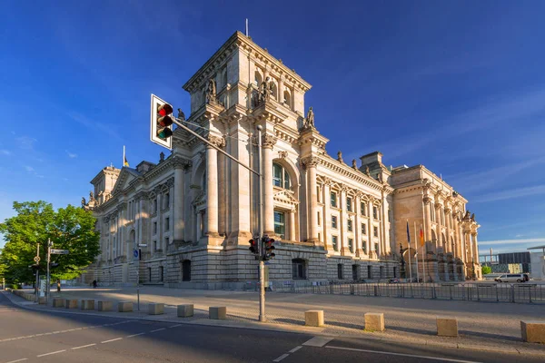 Edifício Reichstag Berlim Alemanha Casa Parlamento Alemão — Fotografia de Stock