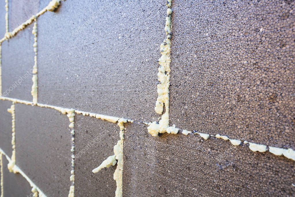 Insolación de espuma de poliestireno de