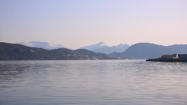 노르웨이에서 해안선의 — 비디오